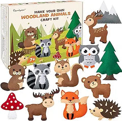 CiyvoLyeen Puppy Craft Kit Kids DIY Crafting  Stuffed Animal Felt Plushie