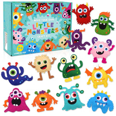 Little Monsters Craft Kit Set of 12 Sewing Kits