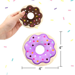 CiyvoLyeen 6 Pack Donut Cat Catnip Toys