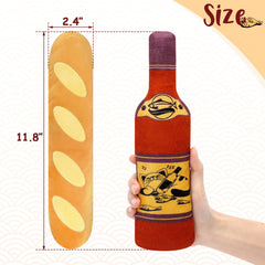CiyvoLyeen 2PCS Catnip Toy, Bread Wine Bottle Cat